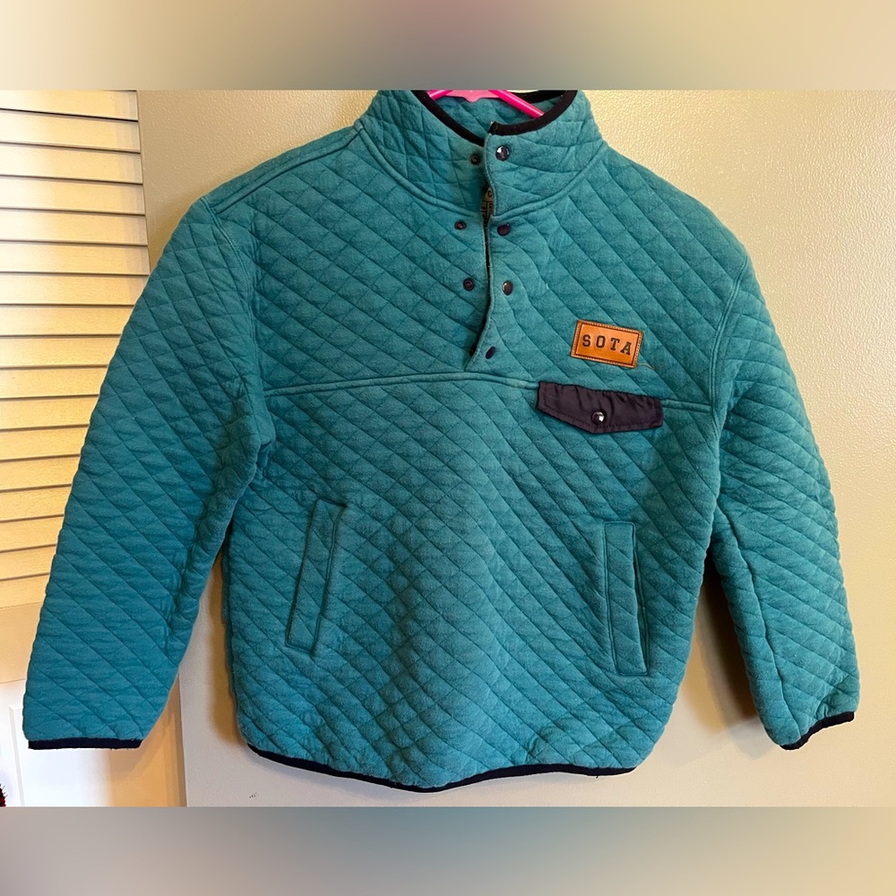 Quilted sweatshirt